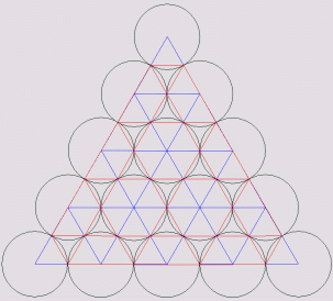 Animtion of a circlepacking of a deforing triangle