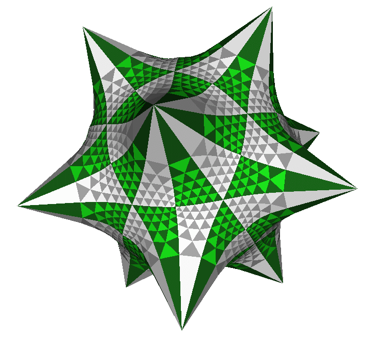 Hyperbolic dodecahedron