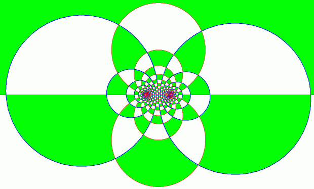 Tilng generated by one Mobius transformaiton