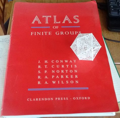 Atlas of FInite Groups with 3D print of Great Dodecahedron