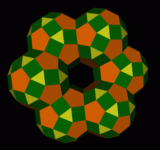 Rhombicosadodecahedral structure 2